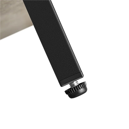 3 Tier X Frame Side Table for Living Room, Gray